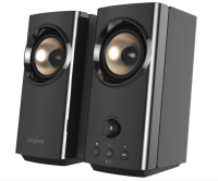 CREATIVE T60 2.0 HiFi-PC-Lautsprecher, USBC-Audio, Mikrofon, schwarz BITTE LESEN