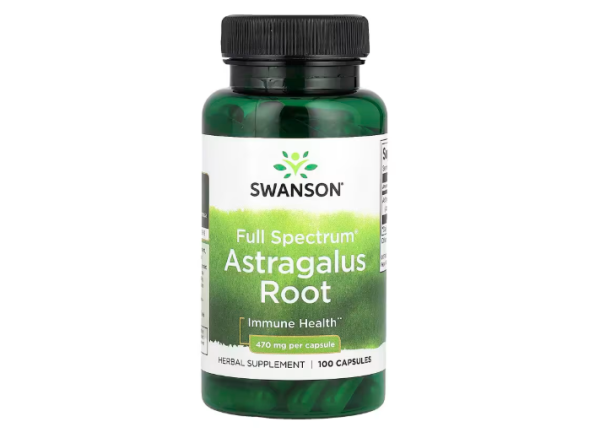 Swanson, Vollspektrum-Astragalus-Wurzel, 470 mg, 100 Kapseln