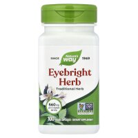 Natures Way, Eyebright Herb 100 vegetarische Kapseln
