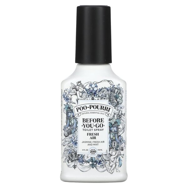 Poo-Pourri, Before-You-Go Toilet Spray, Toilettenspray, frische Luft, 118 ml