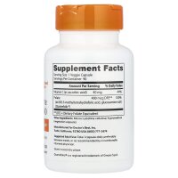 Doctors Best, Folat 400 mit Quatrefolic, 400 mcg, 90 vegetarische Kapseln