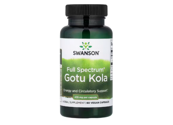 Swanson, Full Spectrum® Gotu Kola, 435 mg, 60 Kapseln - DE Versand