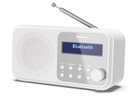 SHARP DR-P420(WH) Tokyo Tragbares Digitalradio – Bluetooth USB