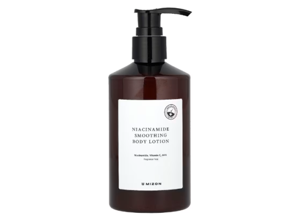 Mizon, glättende Körperlotion mit Niacinamid, ohne Duftstoffe, 300 ml