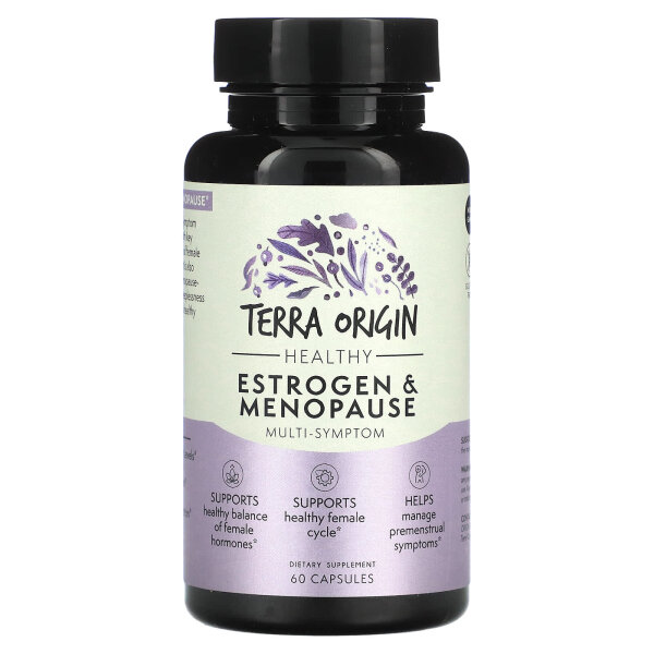 Terra Origin, Gesundes Östrogen und Menopause, 60 Kapseln