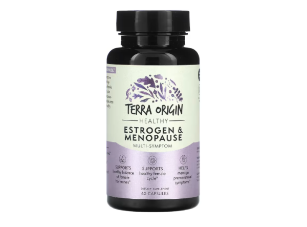 Terra Origin, Gesundes Östrogen und Menopause, 60 Kapseln