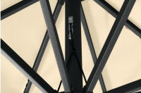 Mittelstockschirm Sonnenschirm Siena Garden Avio 250 x 200 x 238 cm Polyester