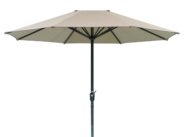 Schneider Marktschirm Korsika Ø 320 cm Natur mit Kurbelmechanik Sonnenschirm