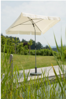 Schneider Balkonschirme Locarno 180 cm x 120 cm Natur mit Push-Up Mechanik