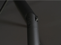 Siena Garden Marktschirm 200 cm x 300 cm Anthrazit Kurbelmechanik Sonnenschirm