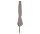 Siena Garden Marktschirm Ø 350 cm Taupe mit Kurbelmechanik