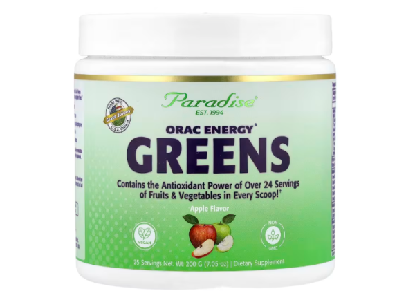 Paradise Herbs, ORAC Energy® Greens, Apfel, 200 g -  DE Versand via DHL