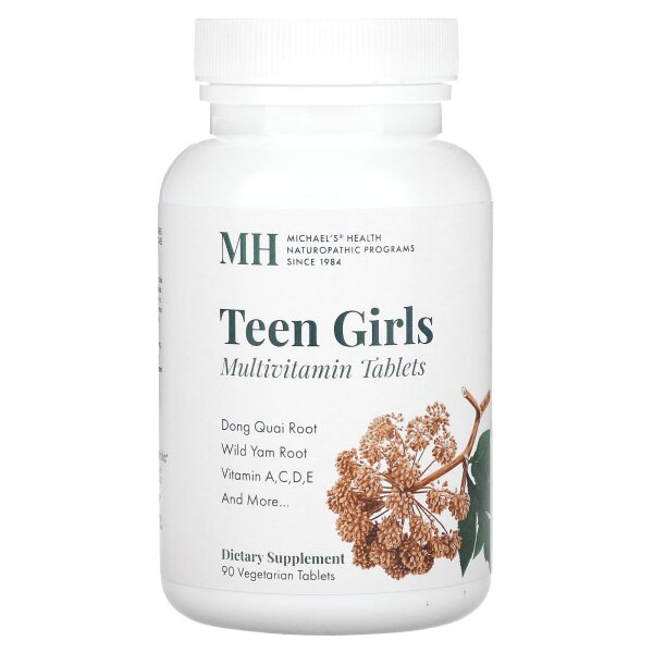 Michaels Health, Multi-Vitamin für weibliche Teenager, 90 veg. Tabletten