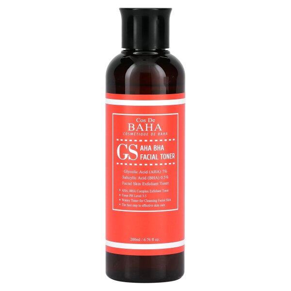 Cos De BAHA, GS, AHA BHA Gesichtswasser, 200 ml