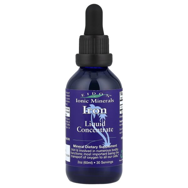 Eidon Ionic Minerals, Iron, Liquid Concentrate, Eisen, Flüssigkonzentrat, 60 ml