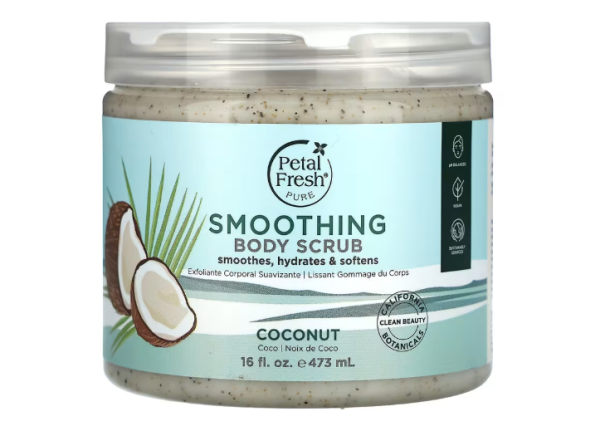 Petal Fresh, Glättendes Körperpeeling, Kokosnuss, 473 ml