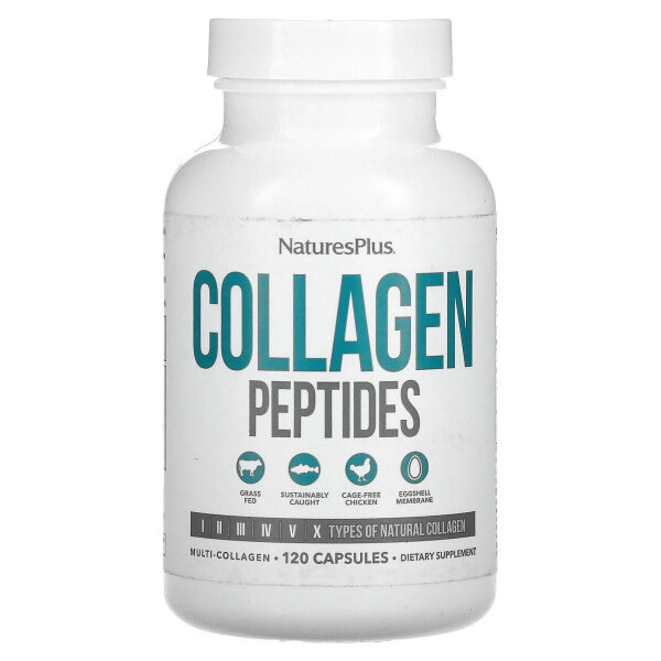NaturesPlus, Collagen Peptides, 120 Kapseln