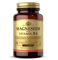 Solgar, Magnesium mit B6, 100 Tabletten - DE Versand