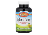 Carlson, Vitamin D3 + Omega-3s, natürliche Zitrone,...