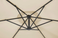 Schneider Ampelschirm Ø 300 cm Natur mit Neigungsfunktion