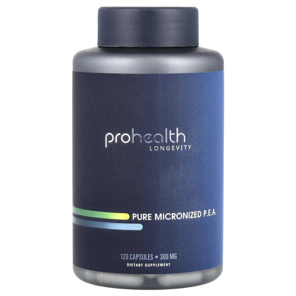 ProHealth Longevity, Pure Micronized PEA, reines mikronisiertes PEA, 300 mg, 120 Kapseln