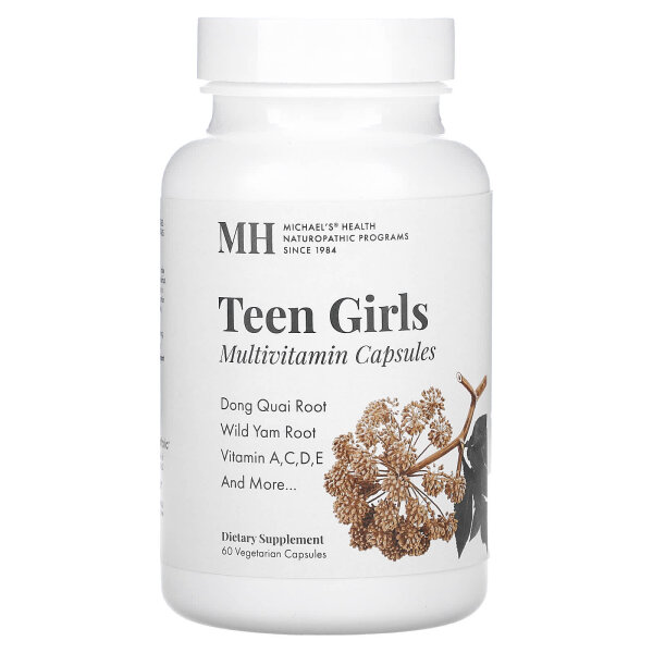 Michaels Health, Teen Girls Multivitamin, 60 vegetarische Kapseln