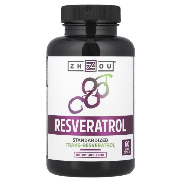 Zhou Nutrition, Resveratrol, 60 pflanzliche Kapseln - DE Versand via DHL