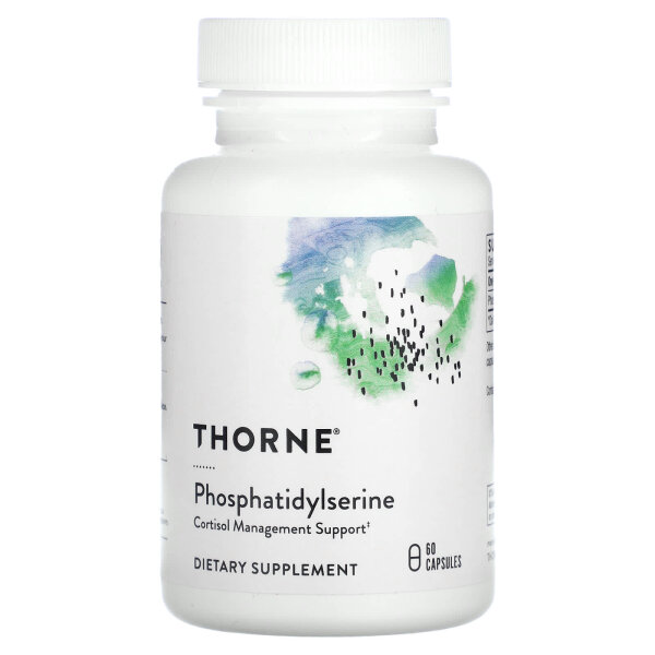 Thorne, Phosphatidylserine, Phosphatidylserin, 60 Kapseln (100 mg pro Kapsel)