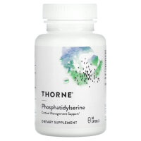 Thorne, Phosphatidylserine, Phosphatidylserin, 60 Kapseln (100 mg pro Kapsel)