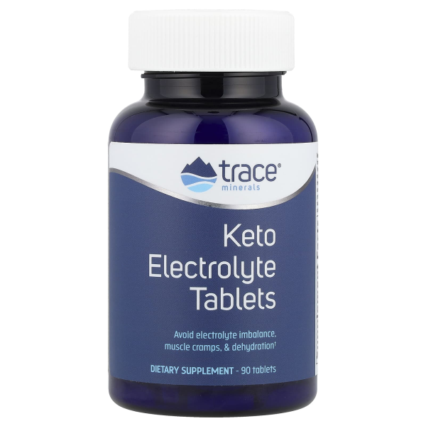 Trace, Keto Electrolyte Tablets, Keto-Elektrolyttabletten, 90 Tabletten