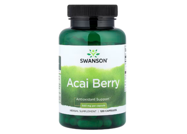 Swanson, Acai Berry, Acai-Beere, 500 mg, 120 Kapseln