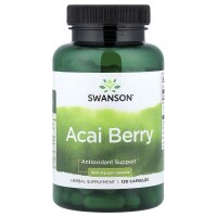 Swanson, Acai Berry, Acai-Beere, 500 mg, 120 Kapseln