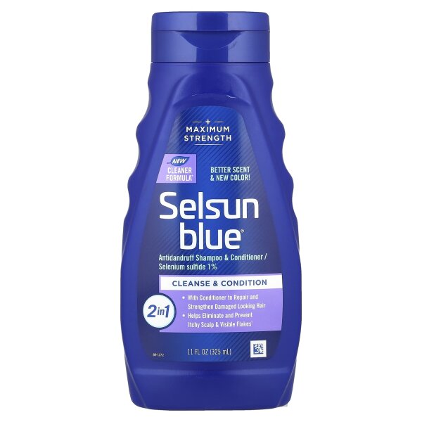Selsun Blue, 2-in-1-Anti-Schuppen-Shampoo und Conditioner, 325 ml