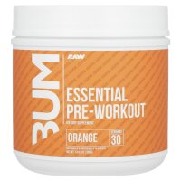 Raw Nutrition, Bum, Essential Pre-Workout, essenzielles Pre-Workout, Orange, 399 g