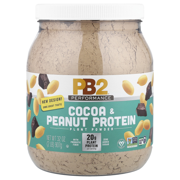 PB2 Foods, Performance, Cocoa & Peanut Protein, Kakao- und Erdnussprotein, 907 g