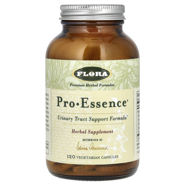 Flora, Pro-Essence, zur Unterstützung der Harnwege, 120 pflanzliche Kapseln