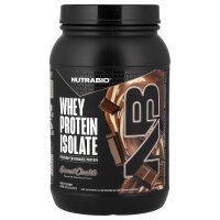 NutraBio, Whey Protein Isolate, Molkenproteinisolat,...