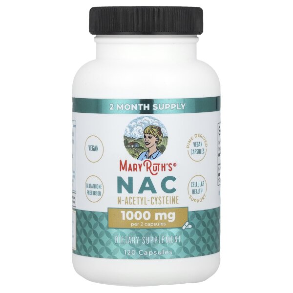 MaryRuths, NAC, 120 Kapseln (500 mg pro Kapsel) - DE Versand via DHL