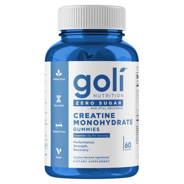 Goli Nutrition, Kreatinmonohydrat-Fruchtgummis, 60 Fruchtgummis