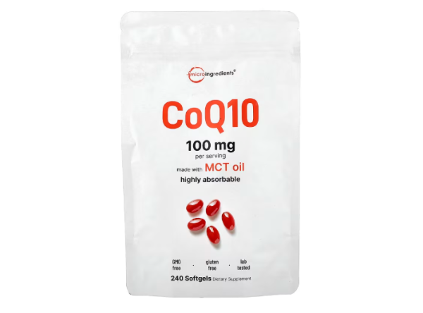 Micro Ingredients, CoQ10, 240 Weichkapseln (50 mg pro Weichkapsel)