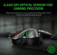 Razer DeathAdder Essential - Kabelgebundene Gaming-Maus mit 6400 DPI