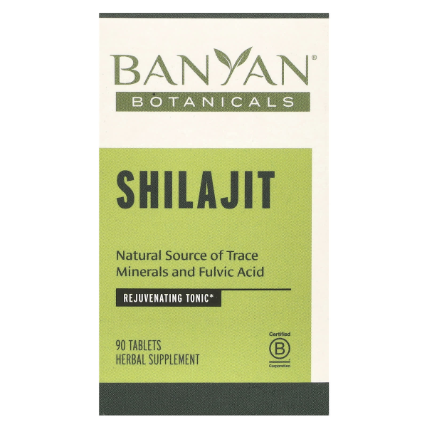 Banyan Botanicals, Shilajit, 90 Tabletten (300 mg pro Tablette)
