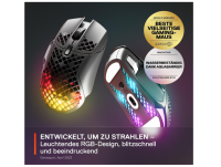 SteelSeries Aerox 5 Wireless – RGB Gaming-Mouse mit Öffnungen