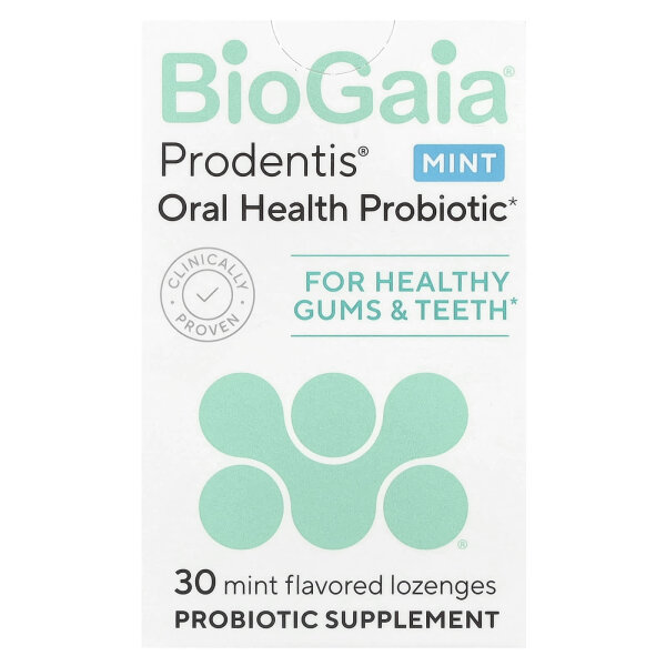 BioGaia, Probiotikum, Mundgesundheit, Minze - 30 Lutschtabletten