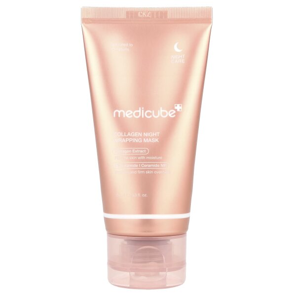 Medicube, Collagen Night Wrapping Mask, Kollagen-Nachtpackungsmaske, 75 ml