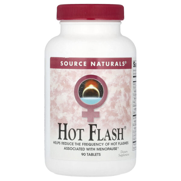 Source Naturals, Hitzewallungen, Wechseljahre, 90 Tabletten - DE Versand via DHL