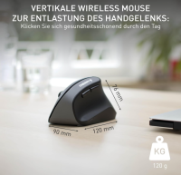 CHERRY MW 4500, Ergonomische Vertikale Maus für...