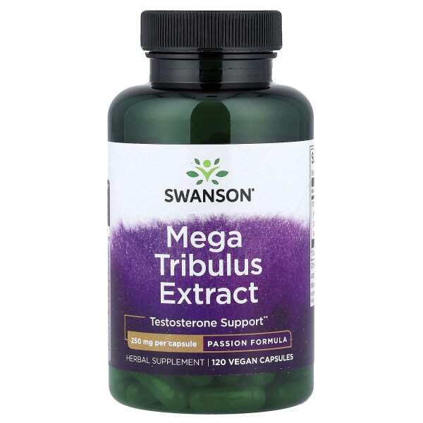 Swanson, Mega Tribulus Extract, Mega-Burzeldornextrakt, 250 mg, 120 vegane Kapseln