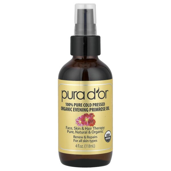 Pura Dor, Bio-Nachtkerzenöl, 118 ml - DE Versand via DHL