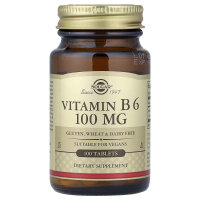 Solgar, Vitamin B6, 100 mg, 100 Tabletten - DE Versand...